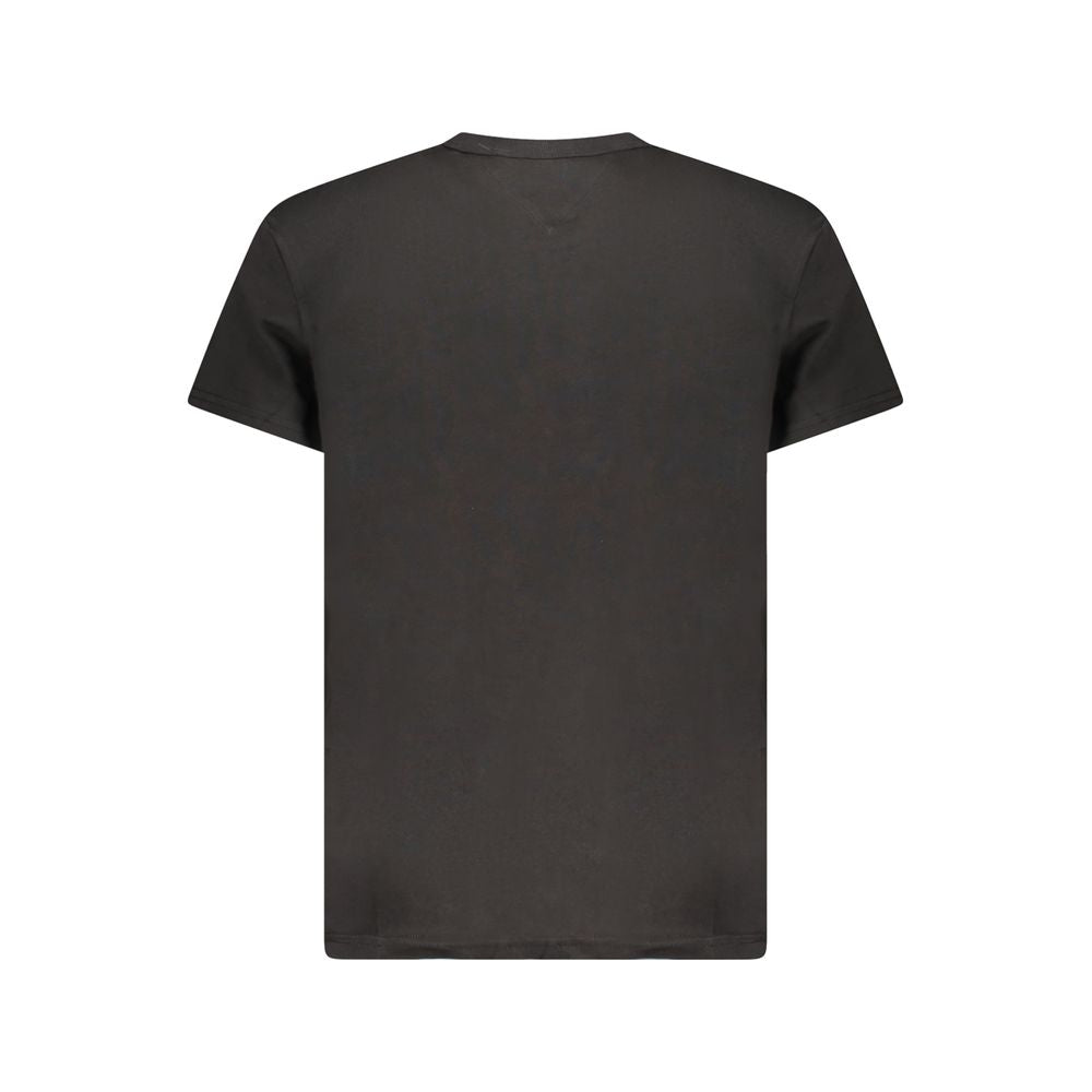 Tommy Hilfiger svart bomulls-T-shirt för män