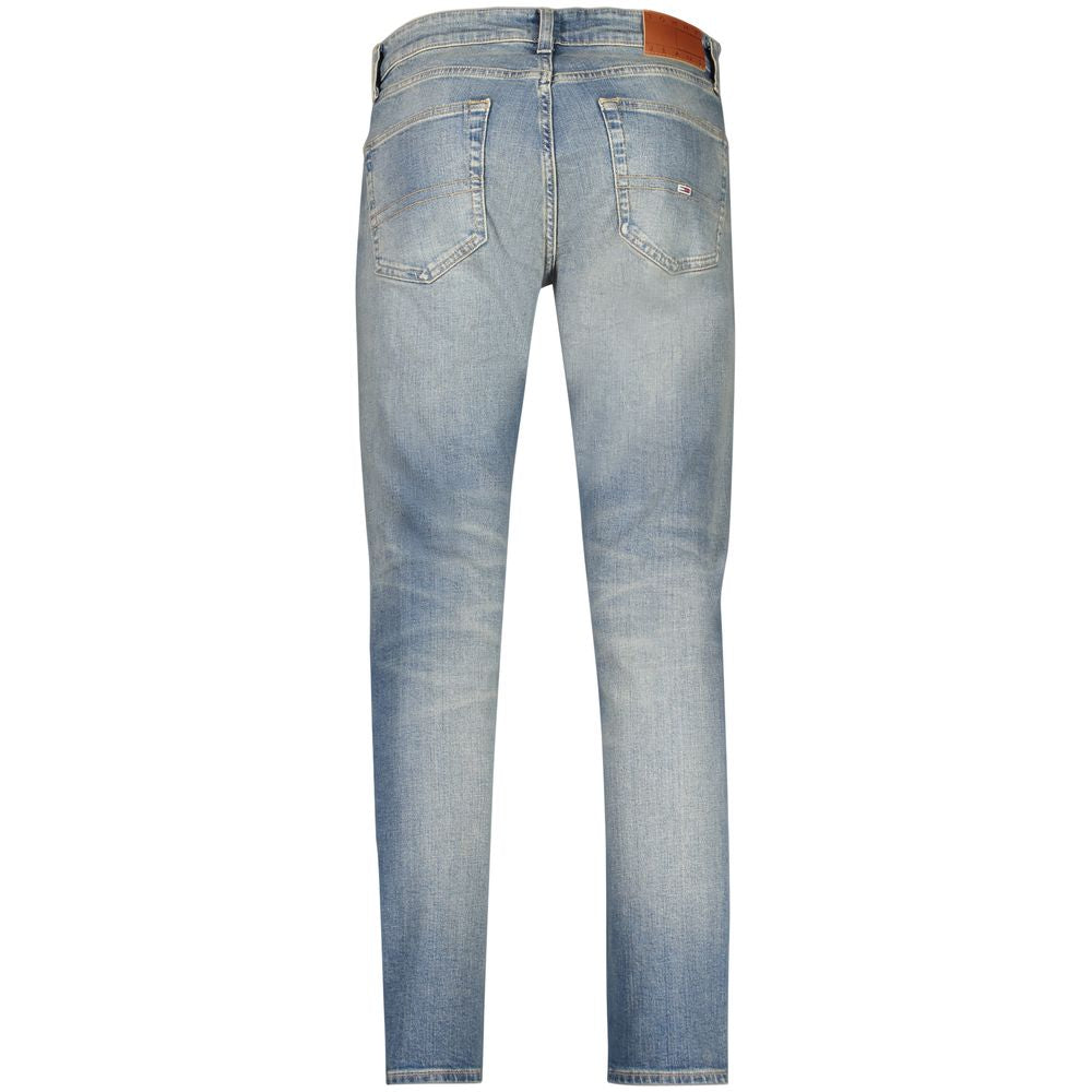 Tommy Hilfiger Blå Bomull Slim Herrjeans