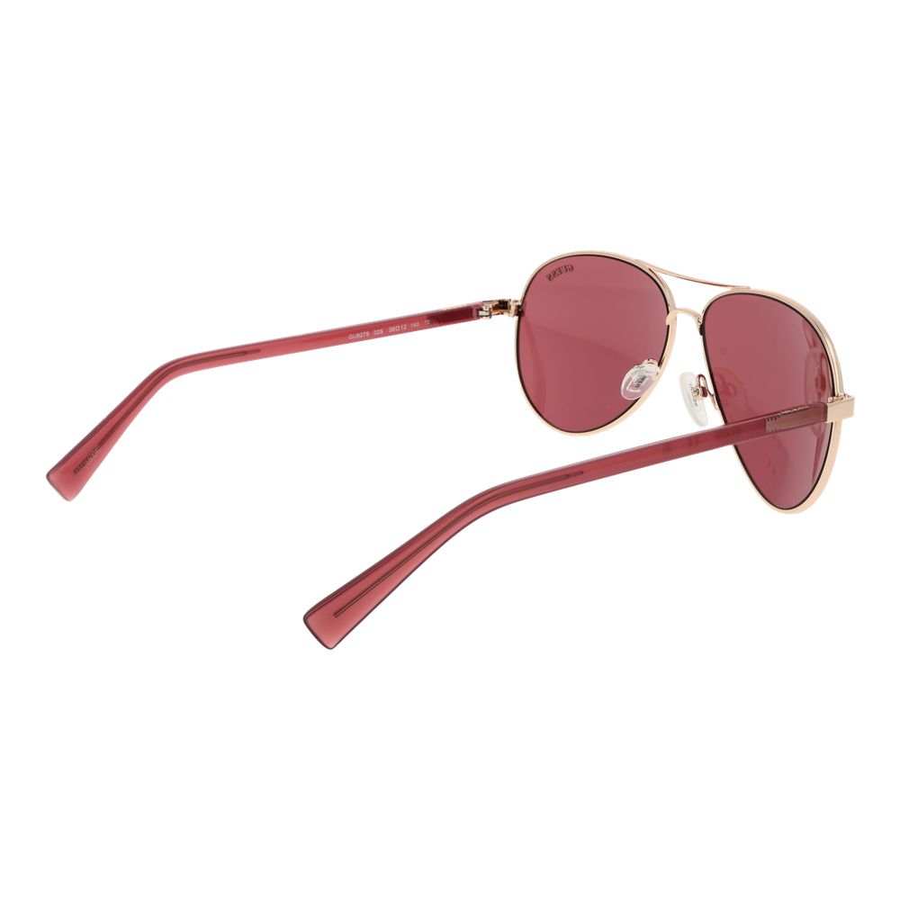 Guess Guld Unisex Solglasögon
