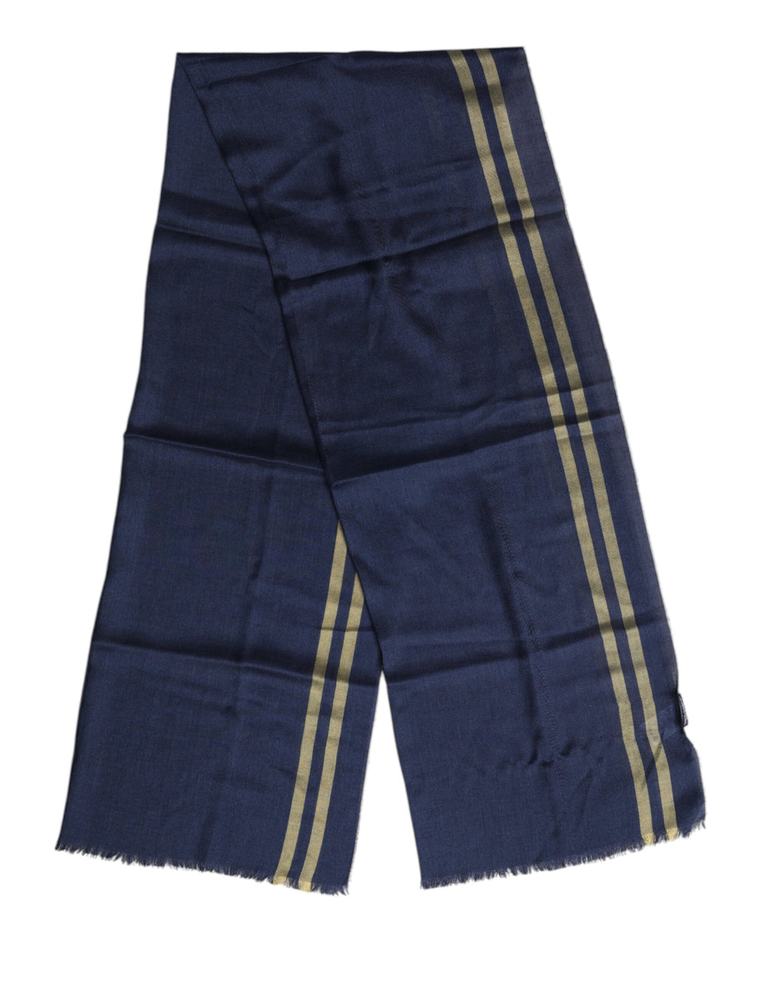 Dolce &amp; Gabbana Blue Cashmere Neck Warmer Wrap Shawl Scarf