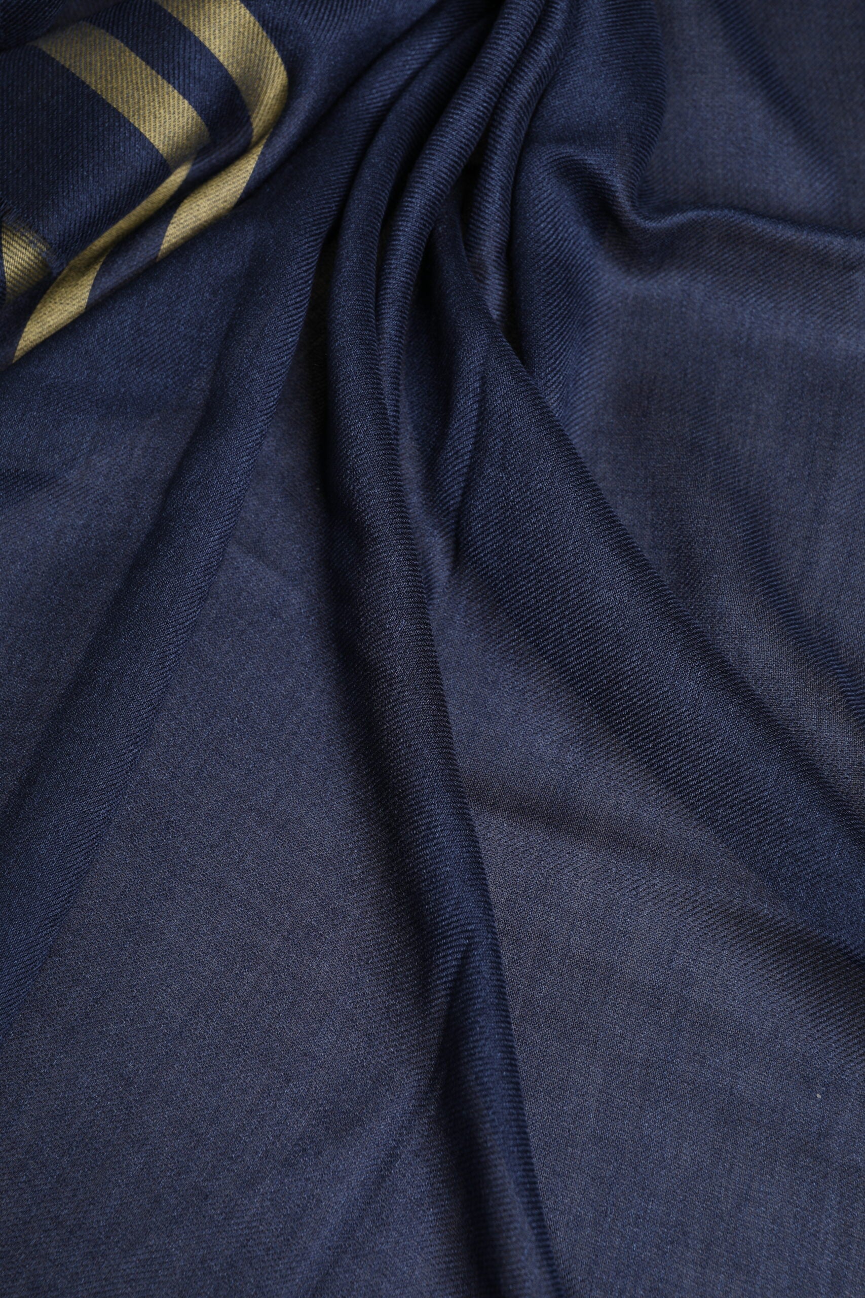 Dolce &amp; Gabbana Blue Cashmere Neck Warmer Wrap Shawl Scarf
