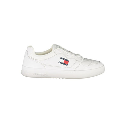Tommy Hilfiger Vita Läder Herr Sneaker