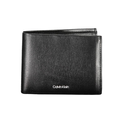 Calvin Klein svart läderplånbok