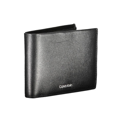 Calvin Klein svart läderplånbok
