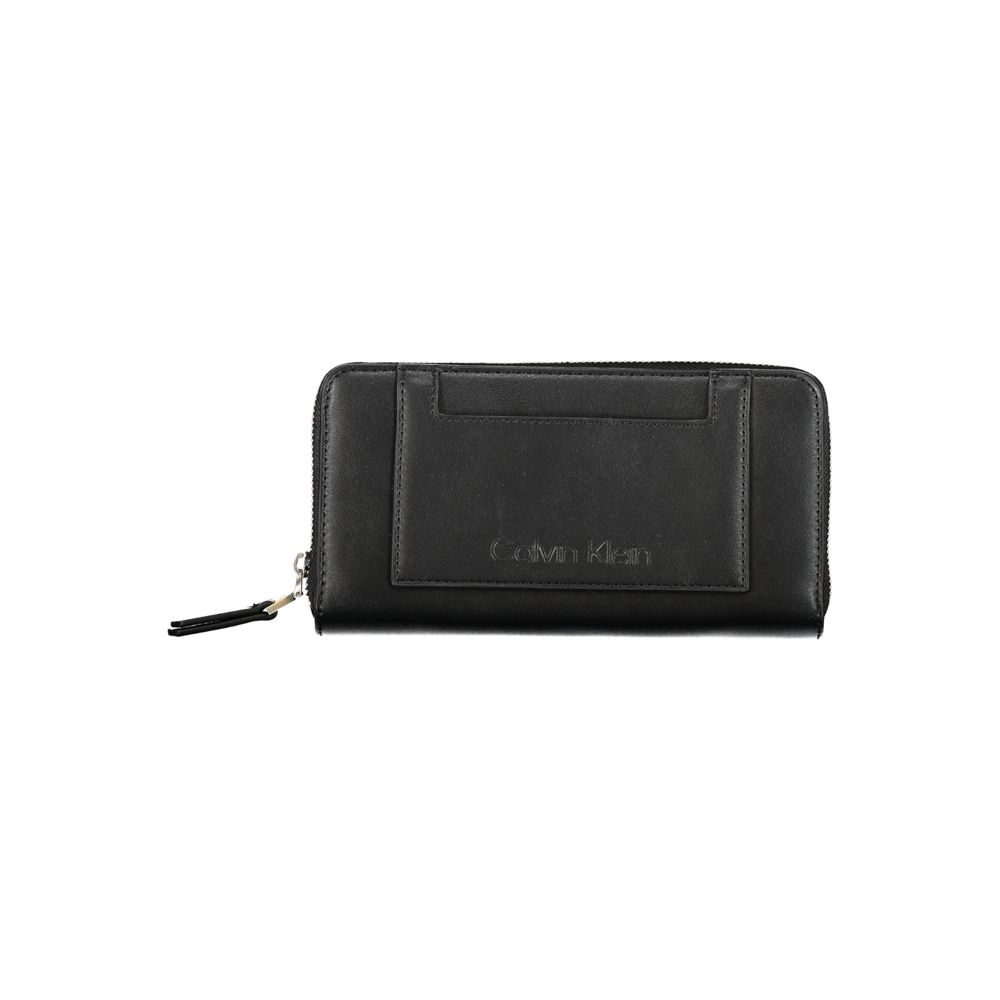 Calvin Klein svart polyesterplånbok