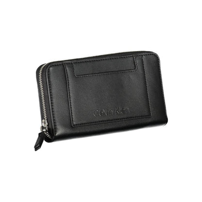 Calvin Klein svart polyesterplånbok