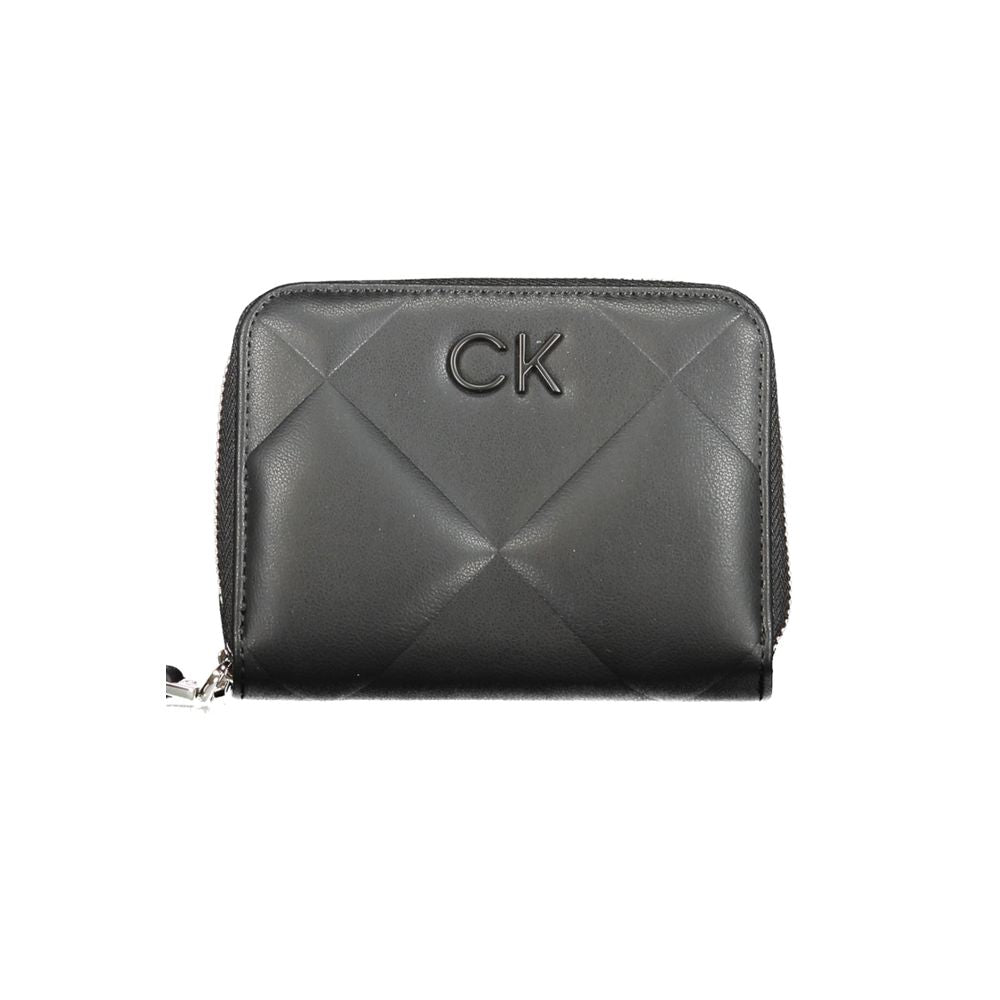 Calvin Klein svart polyesterplånbok
