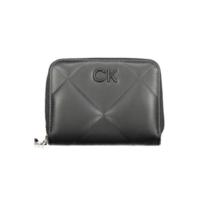 Calvin Klein svart polyesterplånbok