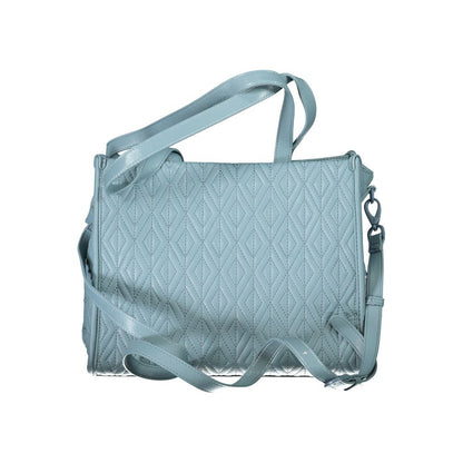 Mario Valentino Blue Polyester Handbag