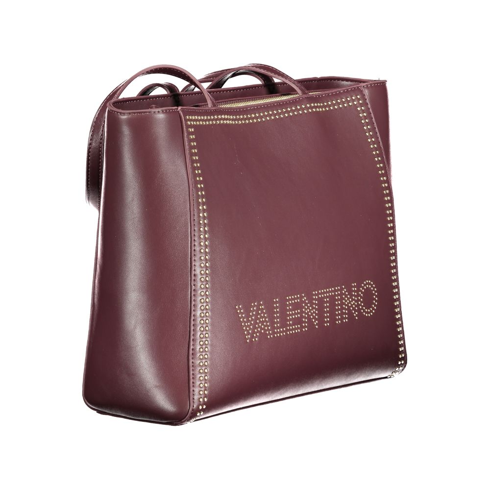 Mario Valentino Röd Polyeten Handväska