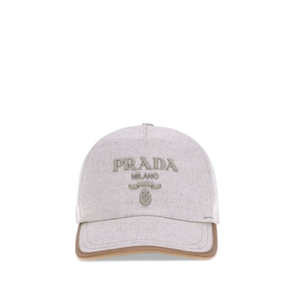 Prada basebollkeps med logotyp