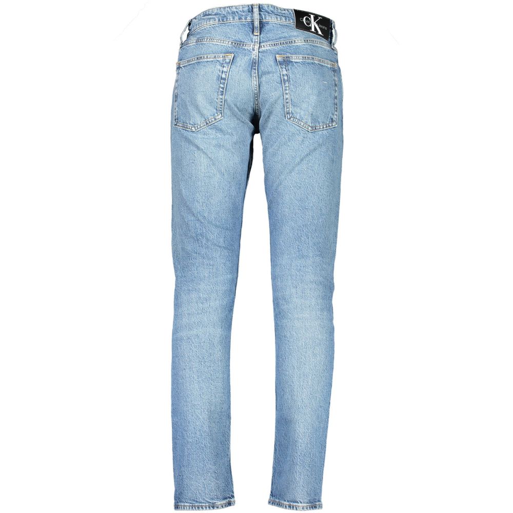 Calvin Klein Blå Bomullsjeans &amp;amp; Byxor