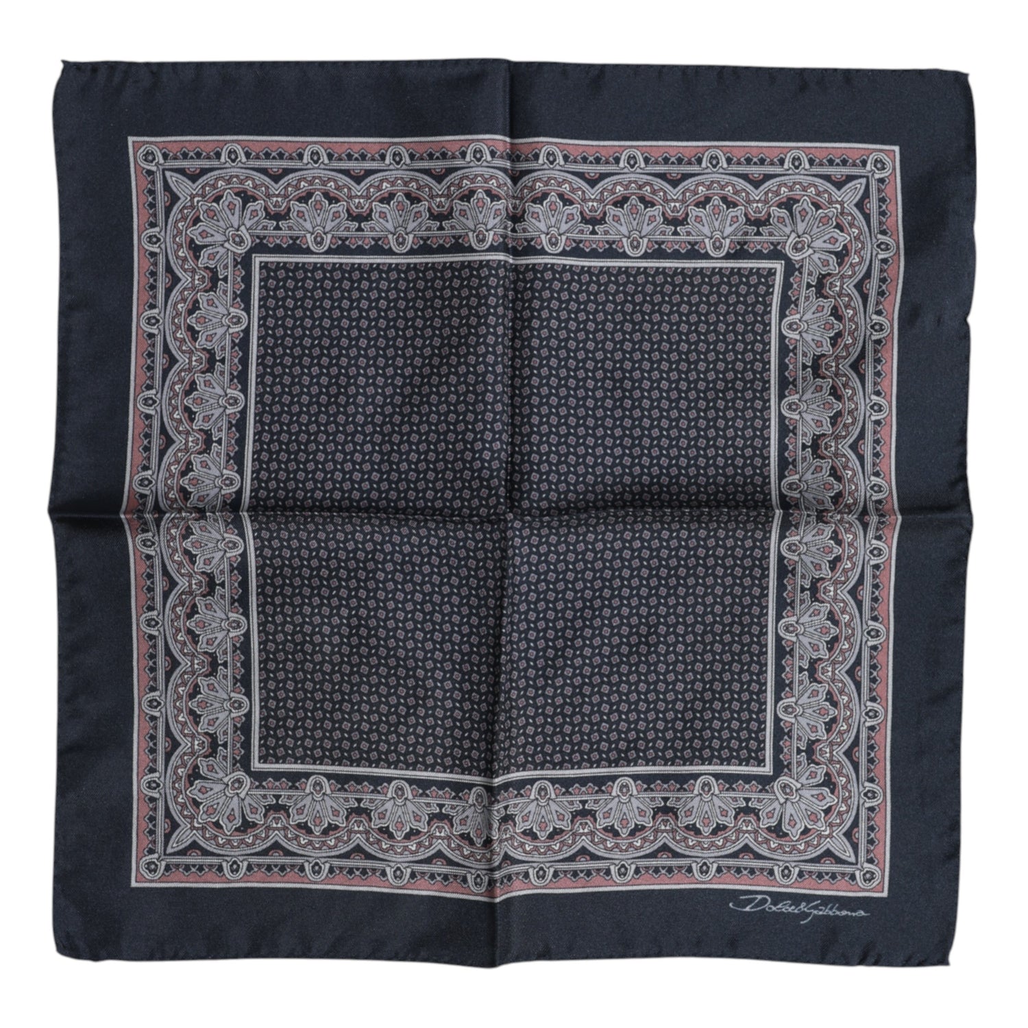 Dolce &amp; Gabbana Multicolor Fantasy Silk Square Foulard Scarf