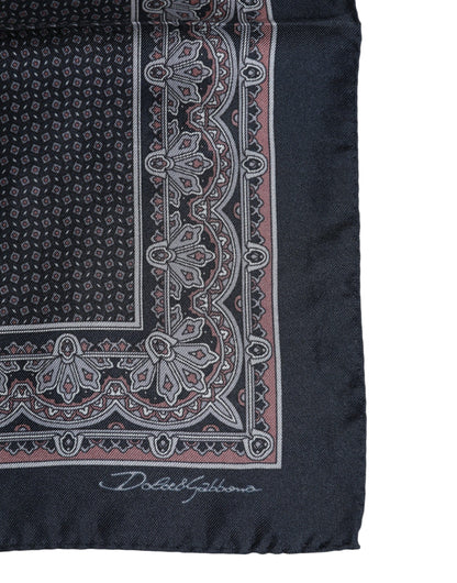 Dolce &amp; Gabbana Multicolor Fantasy Silk Square Foulard Scarf