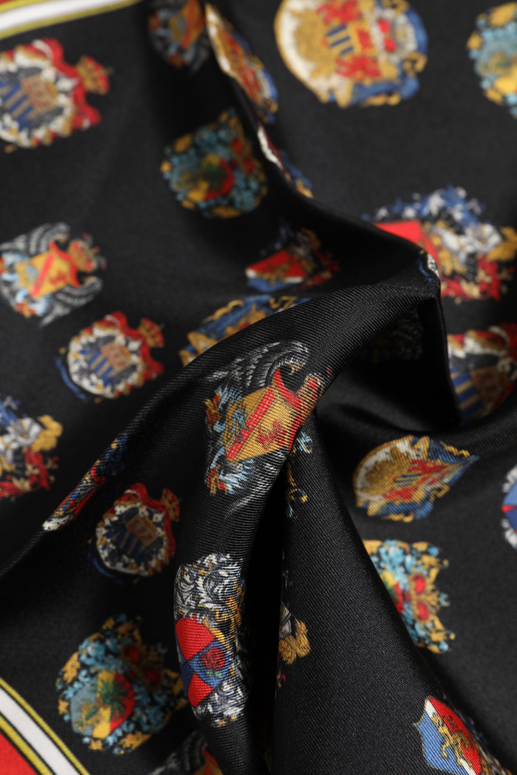 Dolce &amp; Gabbana Multicolor Silk Square Men Foulard Scarf