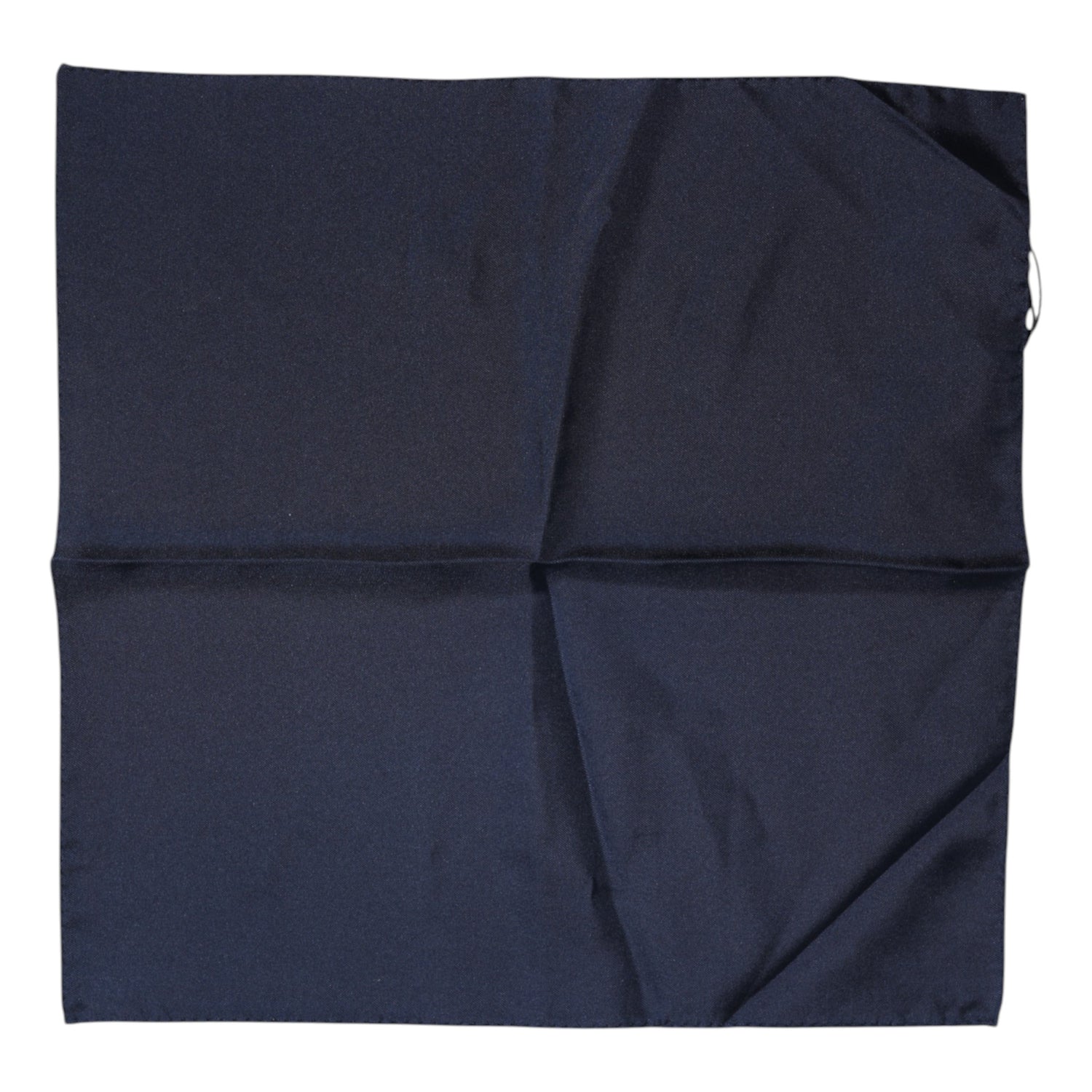 Dolce &amp; Gabbana Dark Blue Silk Square Men Foulard Scarf