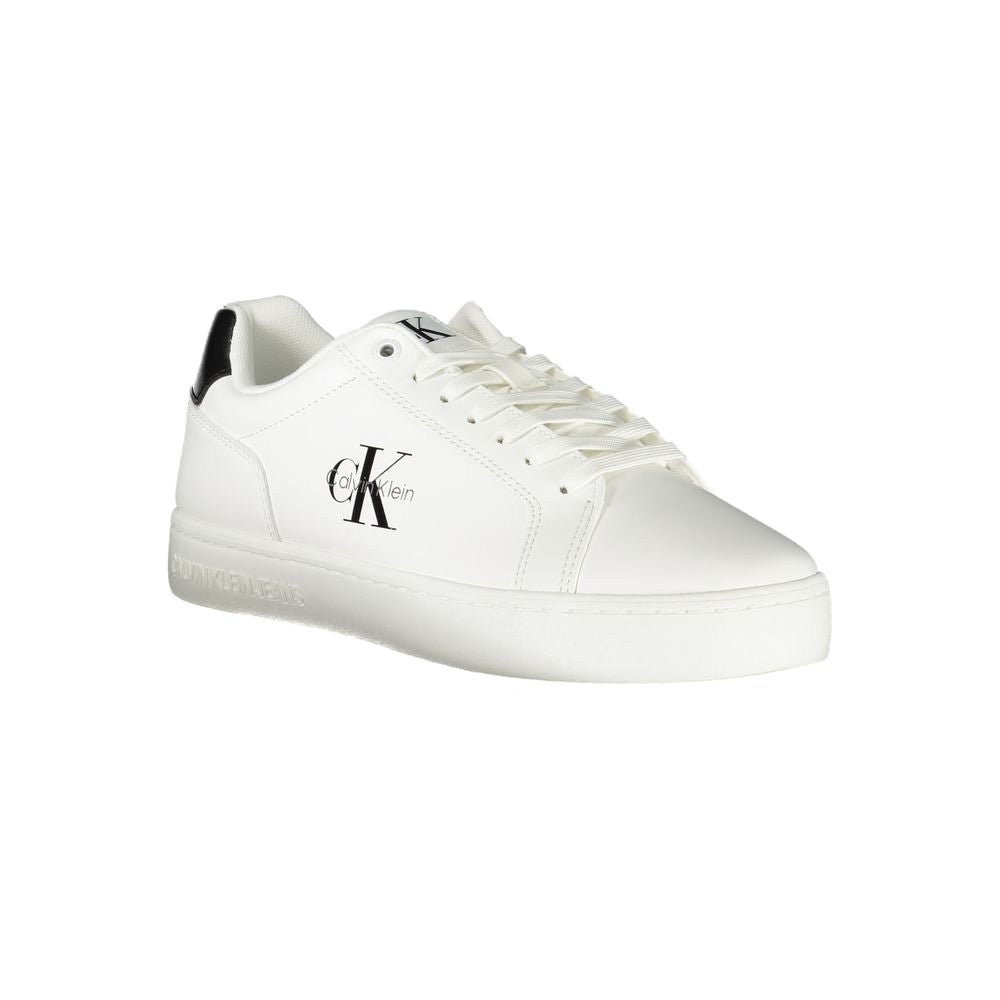 Calvin Klein Vita Läder Herr Sneaker