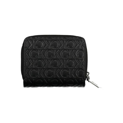 Calvin Klein svart polyesterplånbok