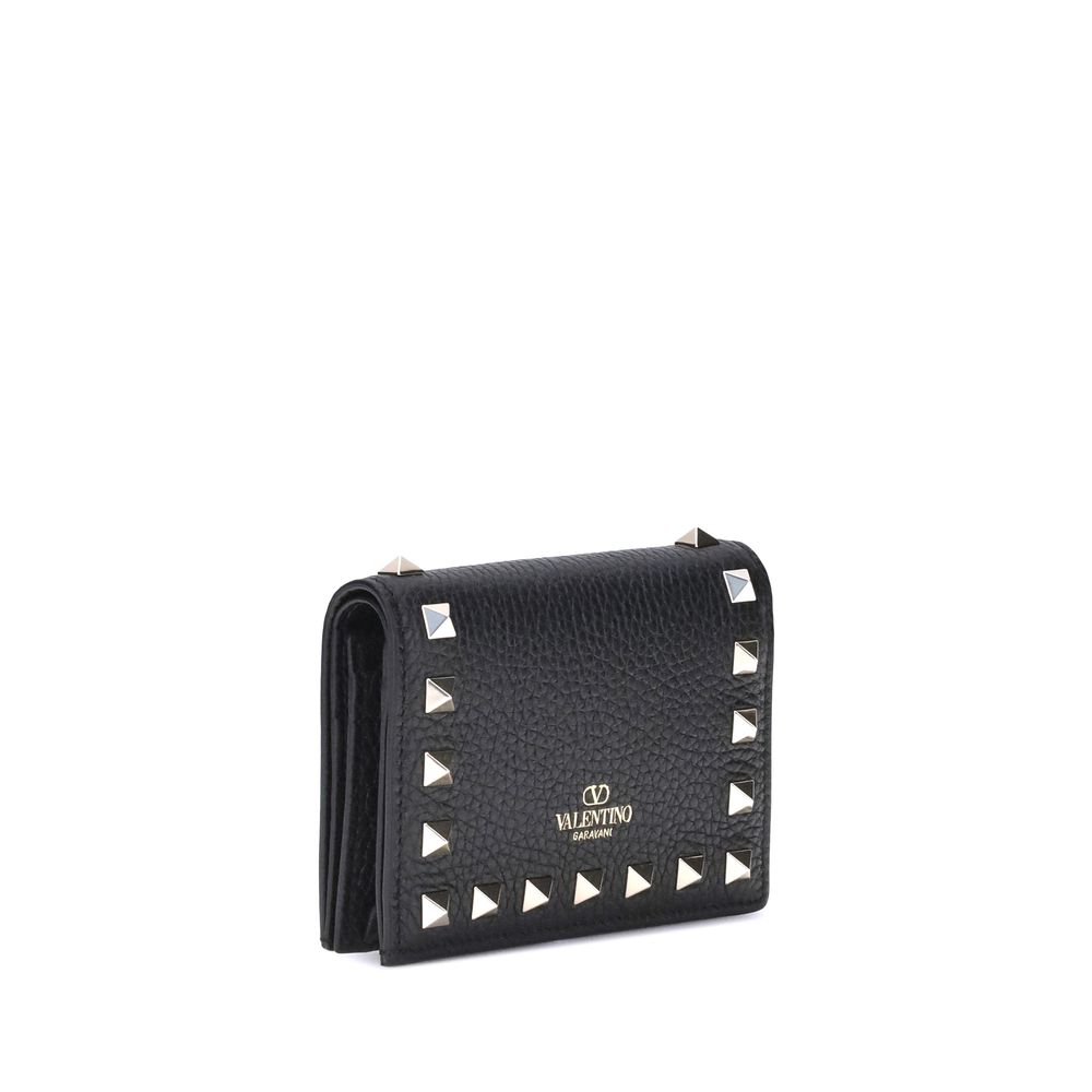 Valentino Garavani Rockstud läderplånbok
