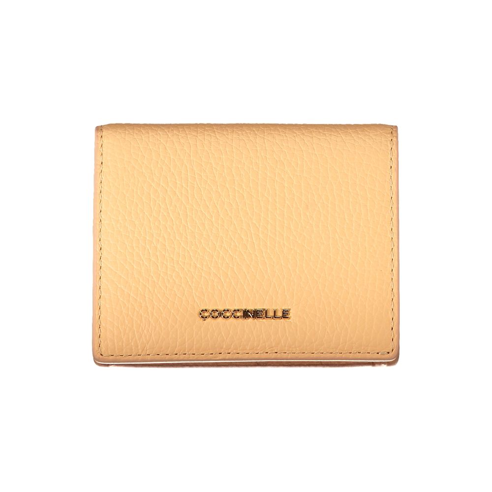 Coccinelle Orange Läderplånbok