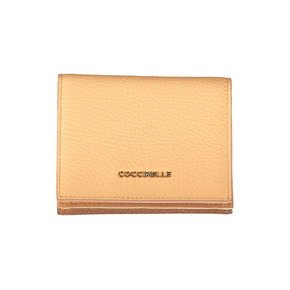 Coccinelle Orange Läderplånbok