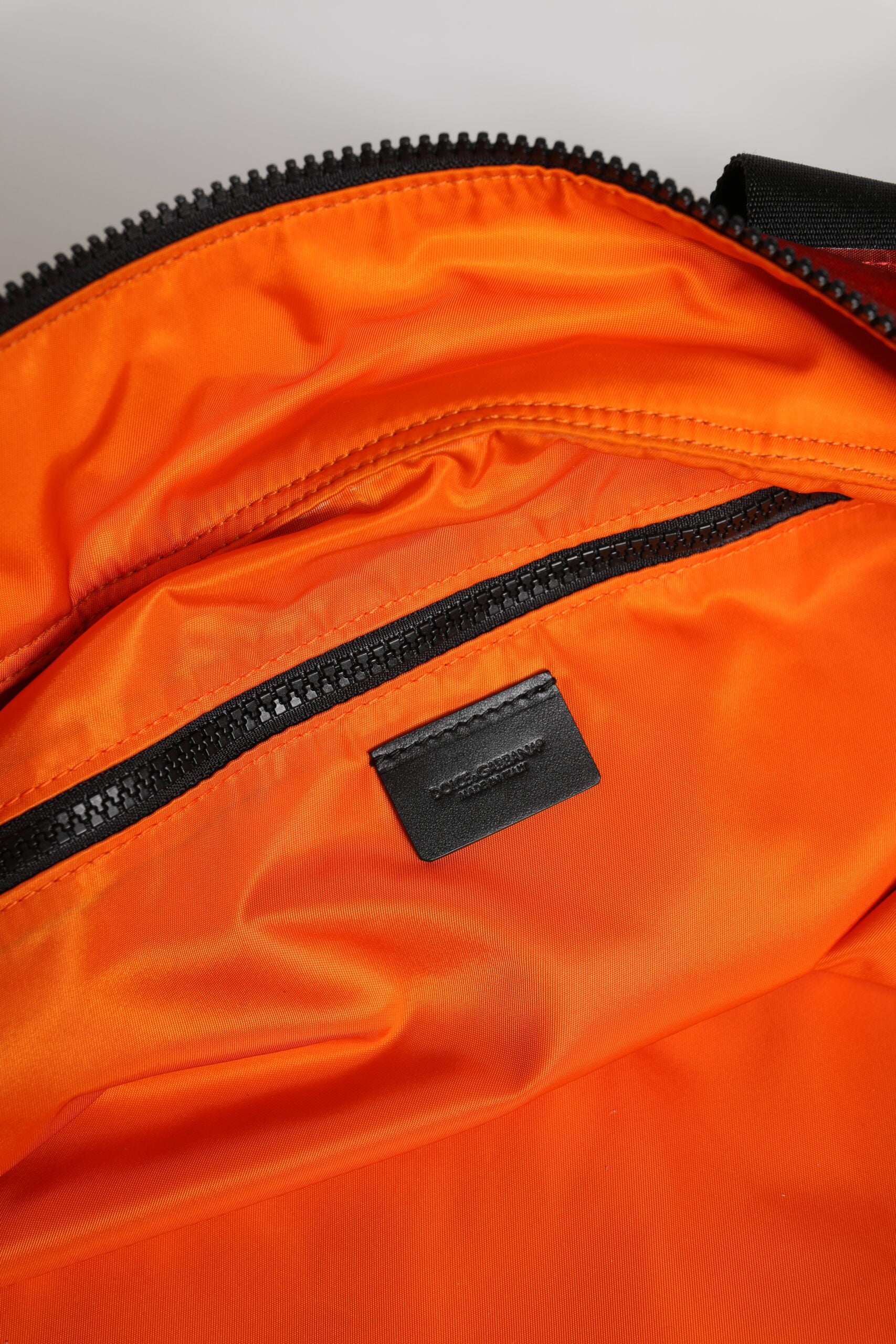 Dolce &amp; Gabbana Red Nylon Hand Shoulder Duffel Travel Bag