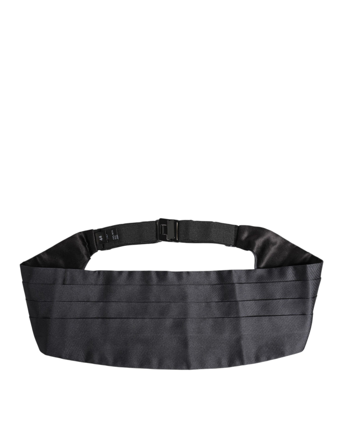 Dolce &amp; Gabbana Dark Blue 100% Silk Belt Waist Cummerbund