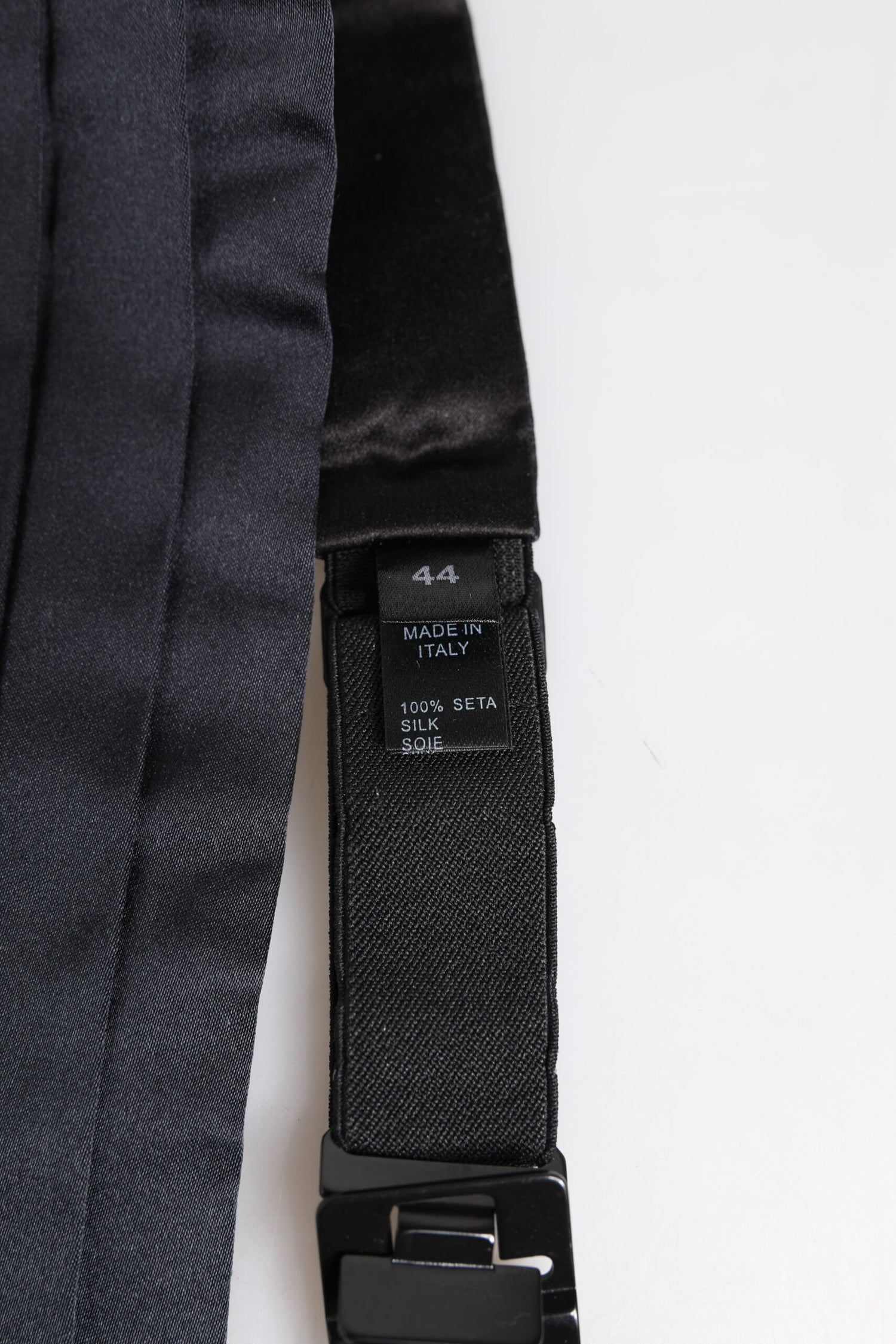 Dolce &amp;amp; Gabbana Mörkblått 100% Sidenbälte Midjeband
