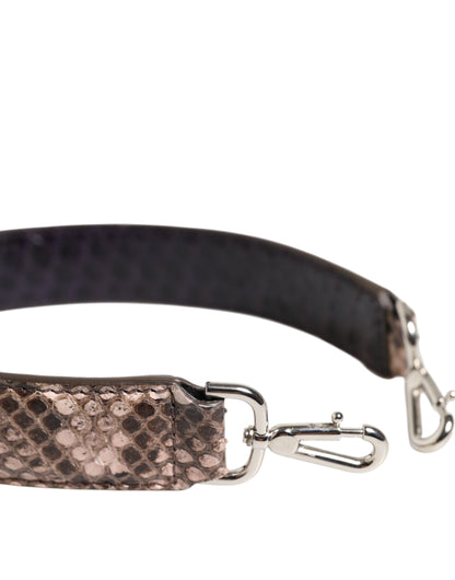 Dolce &amp; Gabbana Brown Exotic Leather Handbag Accessory Shoulder Strap