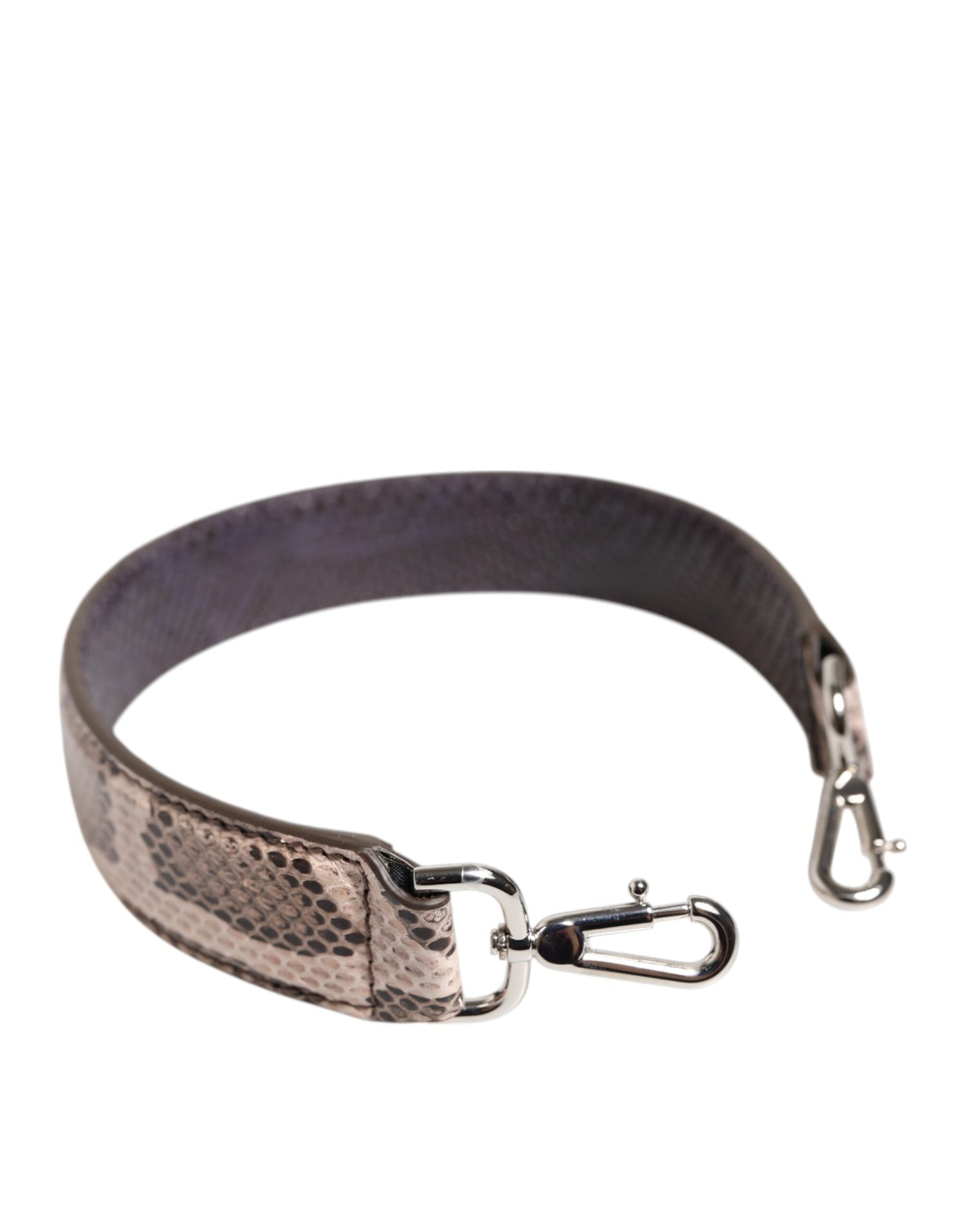 Dolce &amp; Gabbana Beige Exotic Leather Handbag Accessory Shoulder Strap