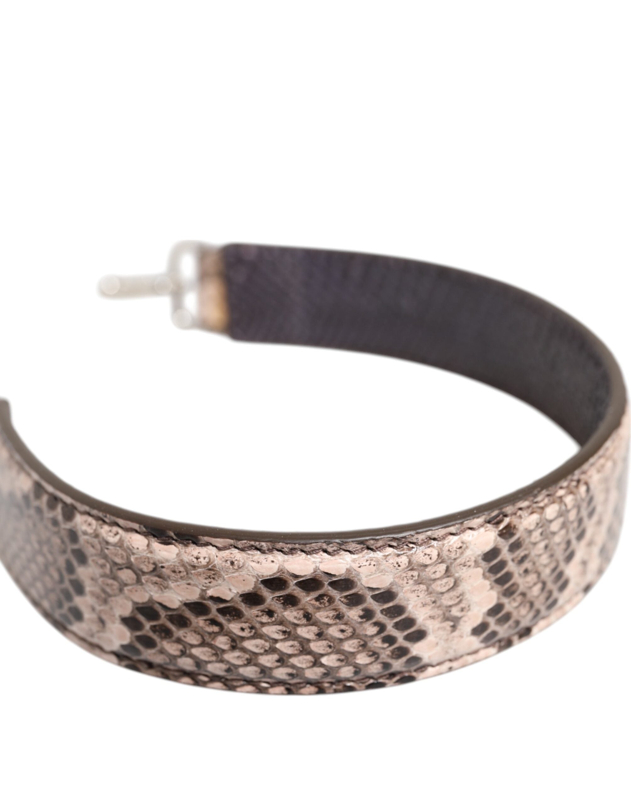 Dolce &amp; Gabbana Beige Exotic Leather Handbag Accessory Shoulder Strap