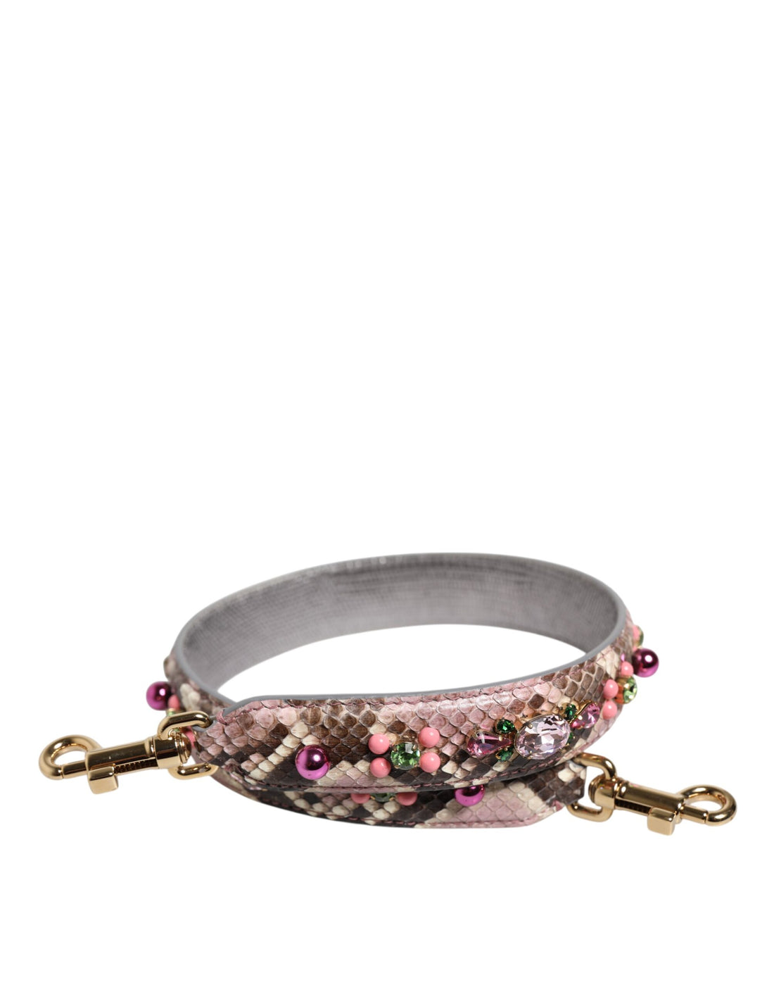 Dolce &amp;amp; Gabbana flerfärgad utsmyckad handväska med axelrem