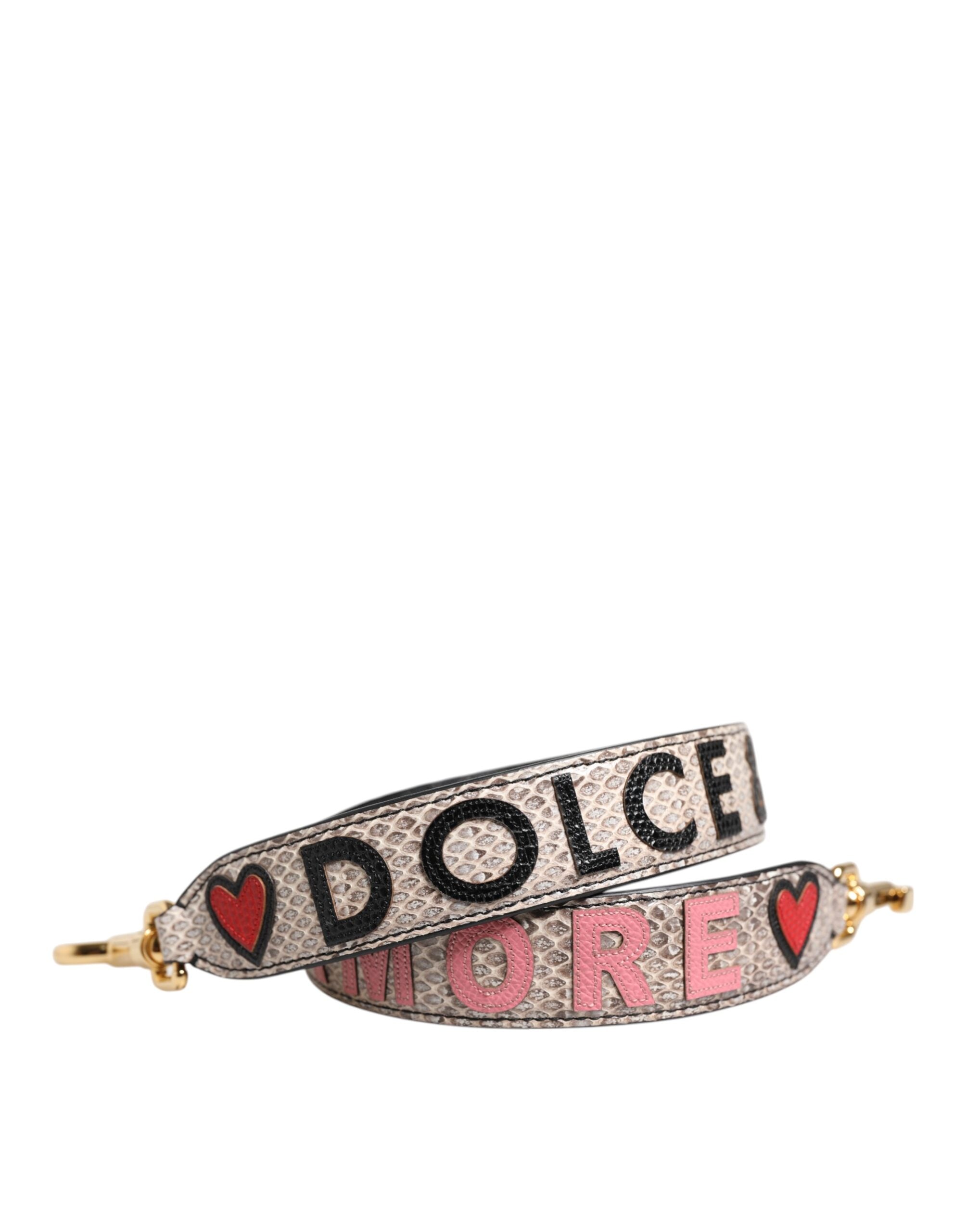 Dolce &amp; Gabbana Multicolor DG AMORE Patch Bag Accessory Shoulder Strap