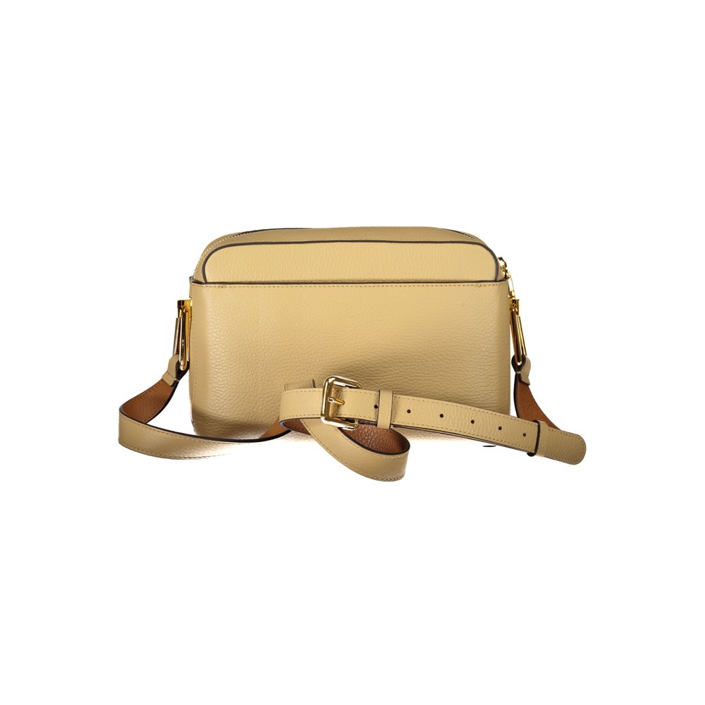 Coccinelle Beige Läderhandväska