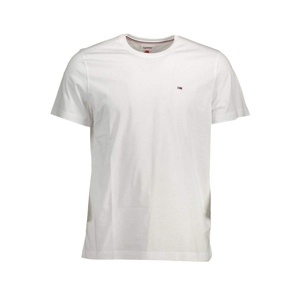 Tommy Hilfiger Vit Bomulls-T-shirt