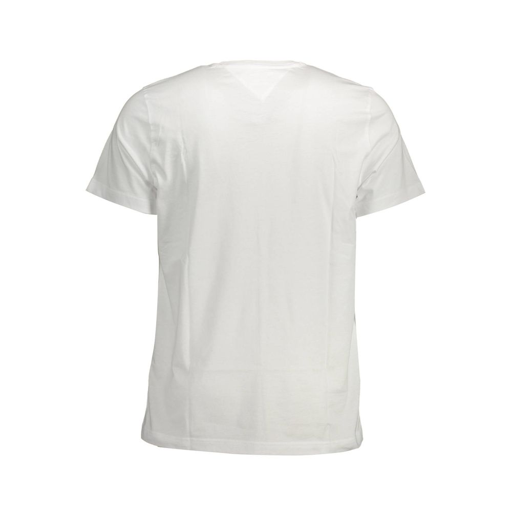 Tommy Hilfiger Vit Bomulls-T-shirt