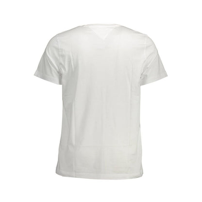 Tommy Hilfiger Vit Bomulls-T-shirt