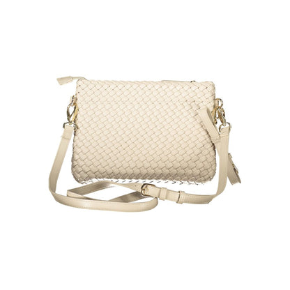 Mario Valentino Beige Polyeten Damhandväska