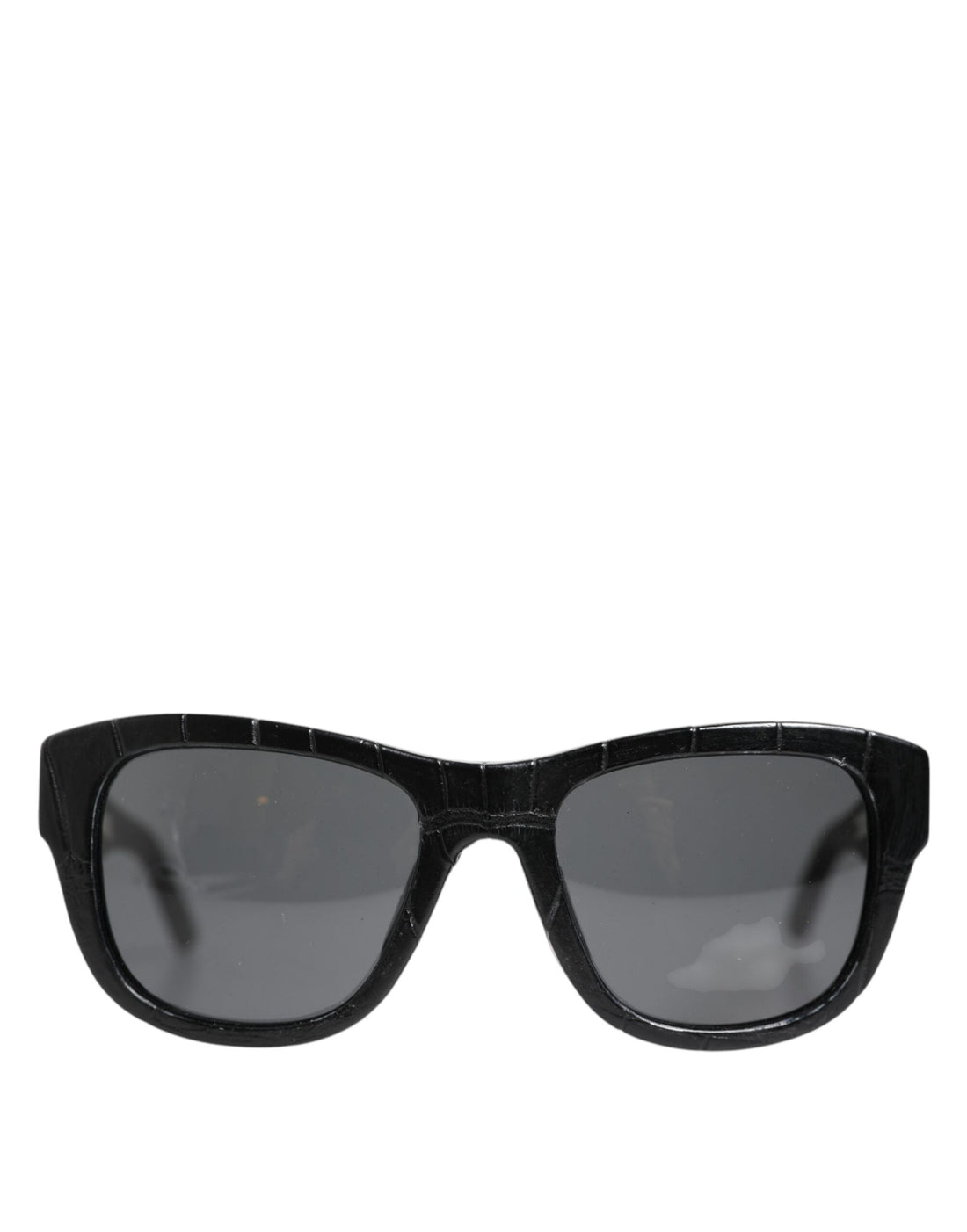 Dolce &amp; Gabbana Black Leather Frame DG4177 Tinted Lens Sunglasses