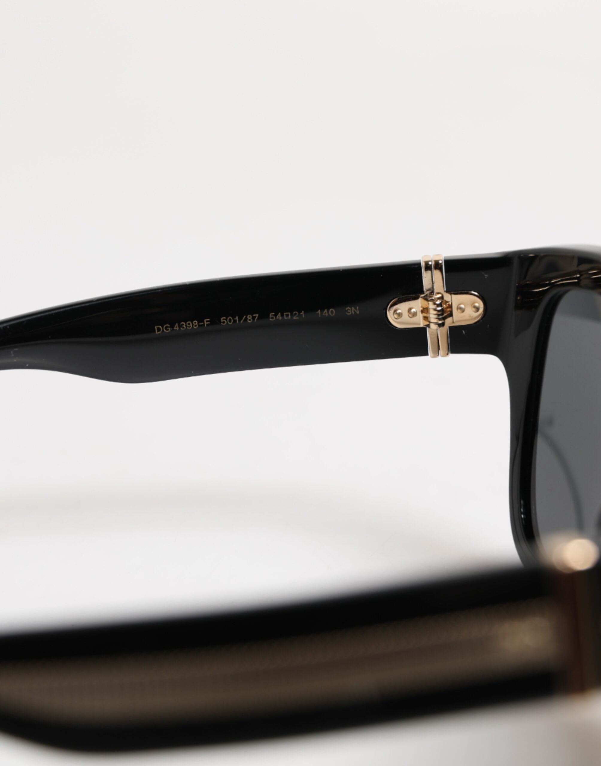 Dolce &amp; Gabbana Black Square Acetate Frame DG4398-F Eyewear Sunglasses