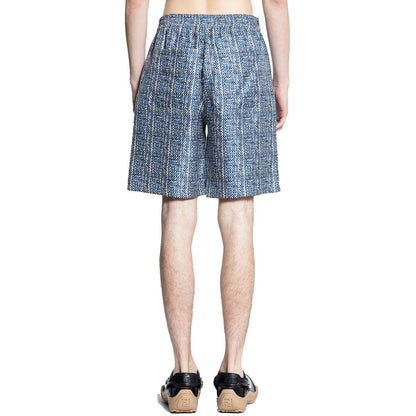 Fendi Mönstrade Sidenshorts