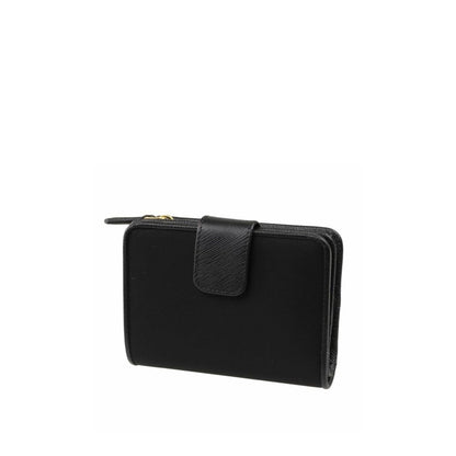 Prada Nylon and Leather French Wallet