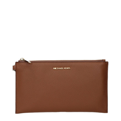 Michael Kors bruna läderkuvertväskor