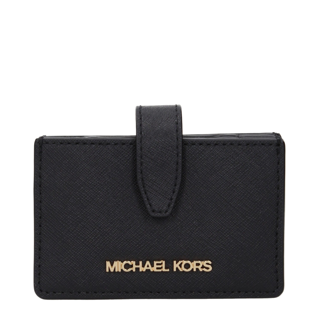 Michael Kors svarta läderkorthållare