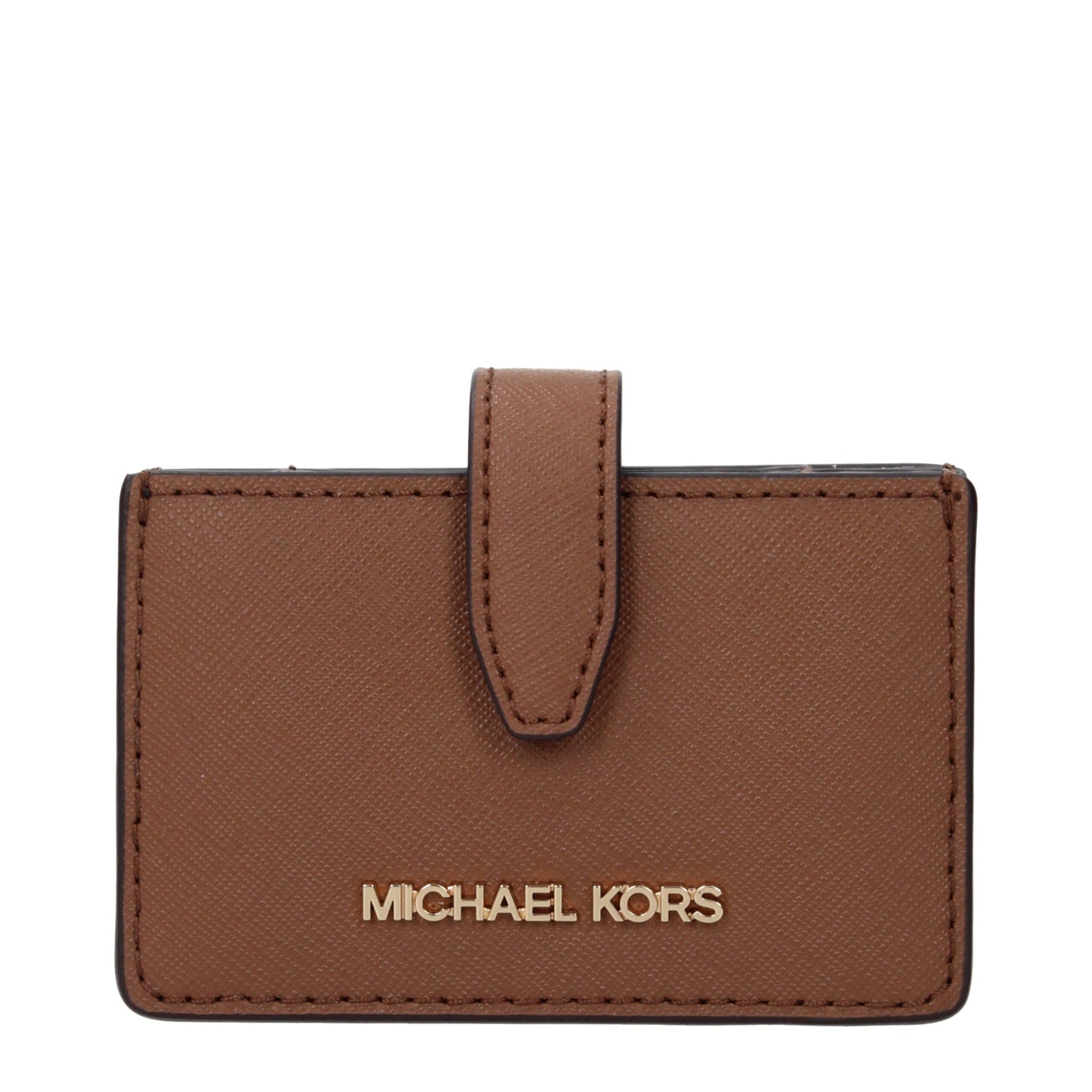 Michael Kors Brown Leather Cardholders