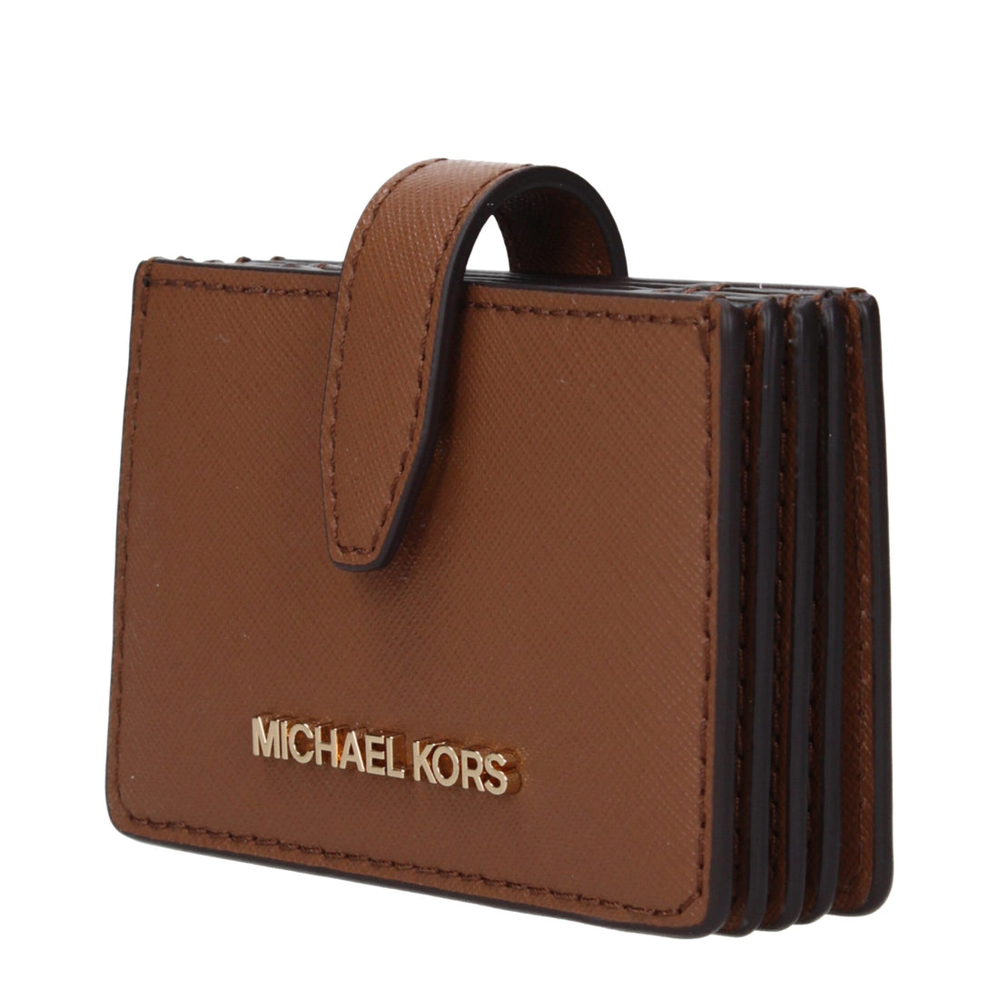 Michael Kors korthållare i brunt läder