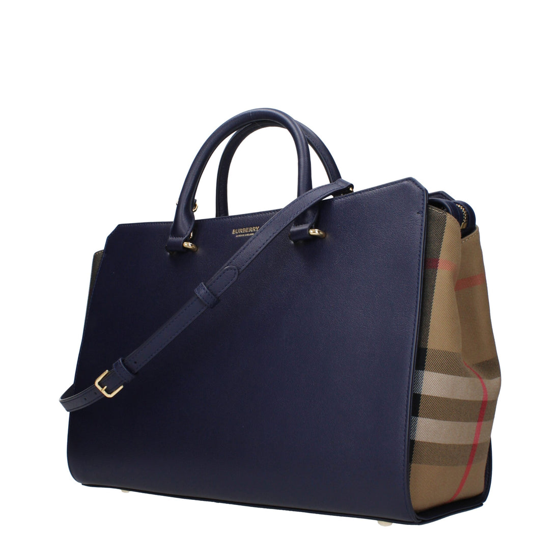 Burberry Blå Läderväskor
