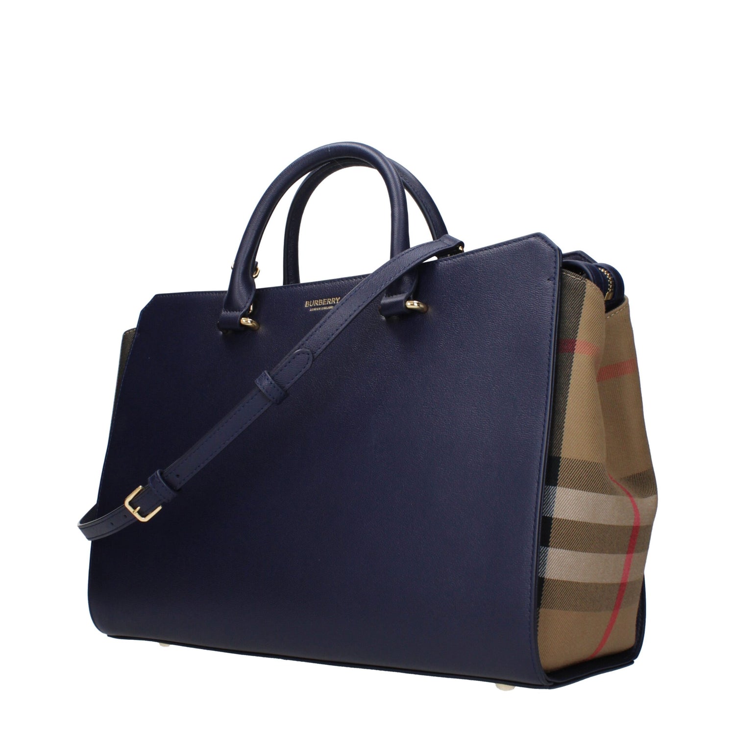 Burberry Blå Läderväskor