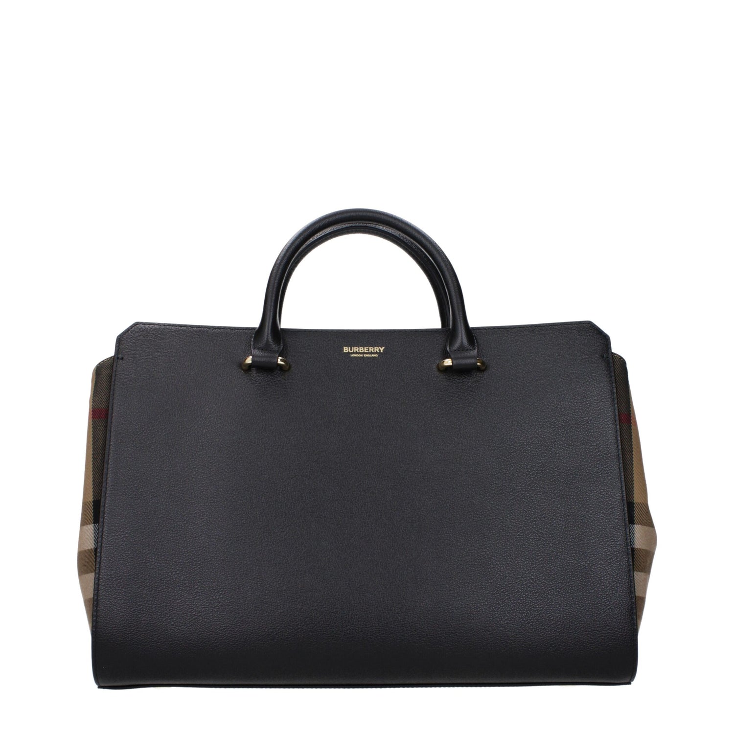 Burberry svarta läderväskor