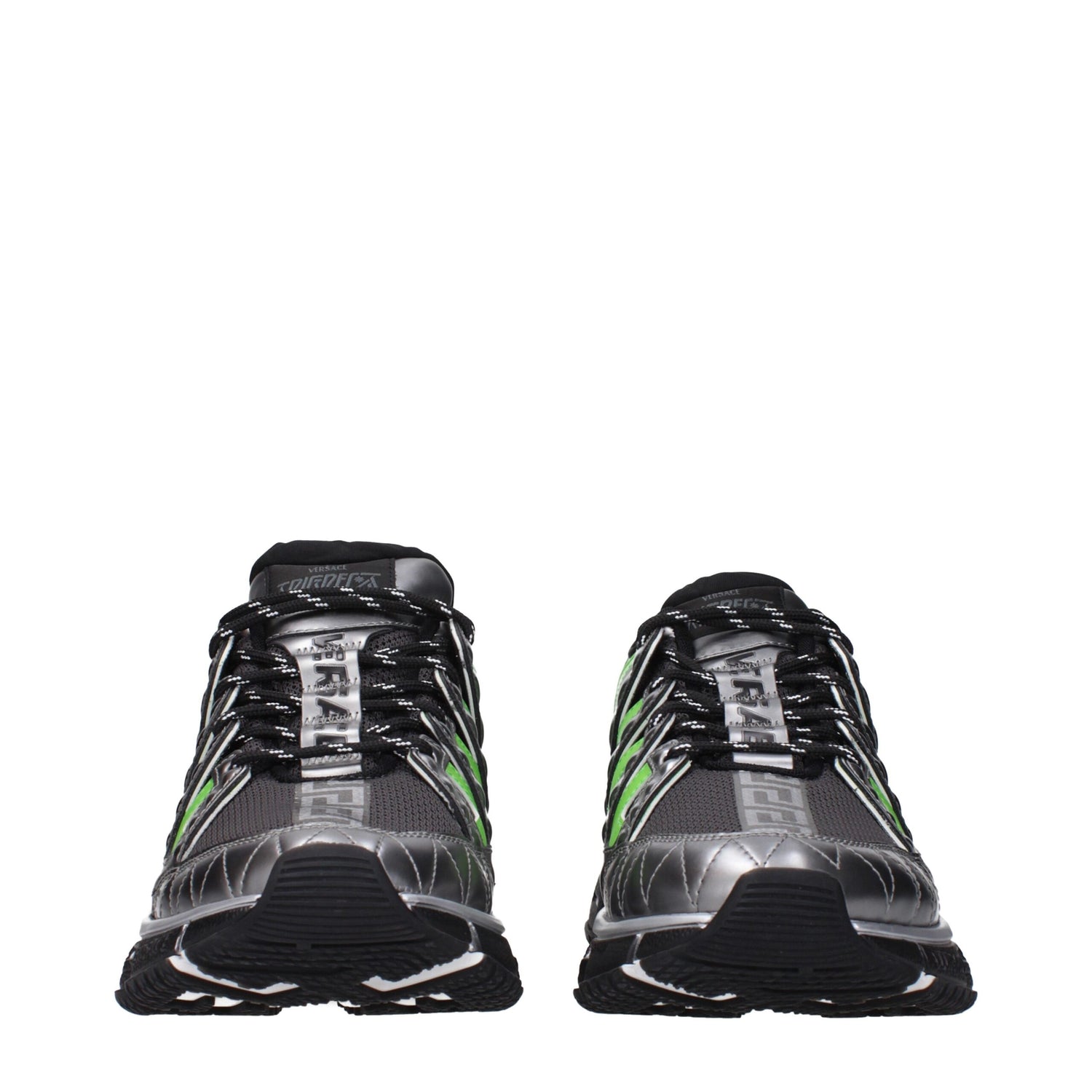 Versace Grå Tyg Athletic Sneakers